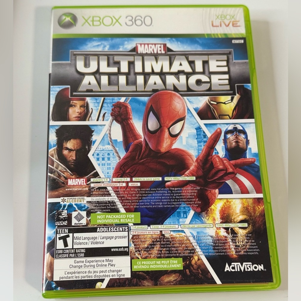 Marvel Ultimate Alliance and Forza 2 Motorsport  Bundle